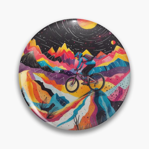 Item preview, mountain biker - MTB designed and sold by FlowersColorful.