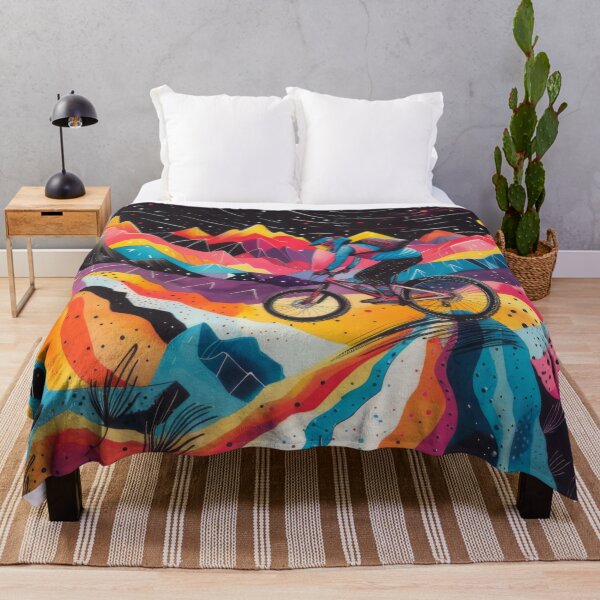 Item preview, mountain biker - MTB designed and sold by FlowersColorful.