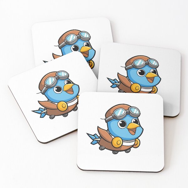 Item preview, Tiny Bird Takes Flight in Pilot's Cap and Goggles designed and sold by omerfdln34.
