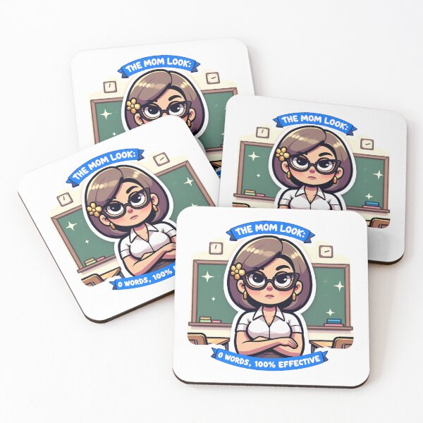 Item preview, The Mom Look Teacher designed and sold by Sticker-mama.