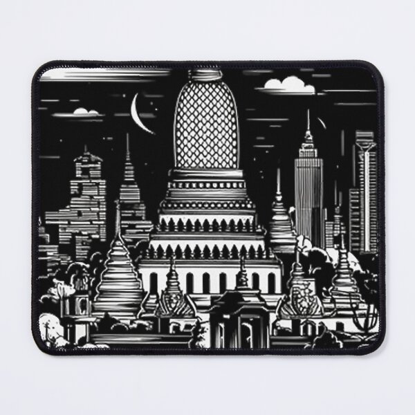 Item preview, BANGKOK T-Shirt Hoodie Stickers Hat iPhoneCase MousePad Pillow ArtPrint Cards Posters Mugs Bags Clock Apron designed and sold by likbatonboot.