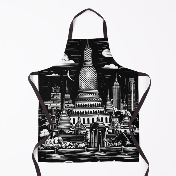 Item preview, BANGKOK T-Shirt Hoodie Stickers Hat iPhoneCase MousePad Pillow ArtPrint Cards Posters Mugs Bags Clock Apron designed and sold by likbatonboot.