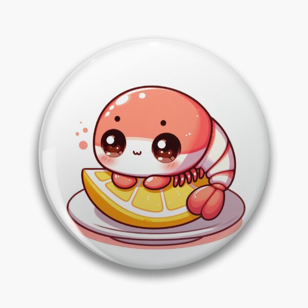 Item preview, Foodie Chibi Series - Shrimp Chan 002 designed and sold by xiaoxiaochibi.
