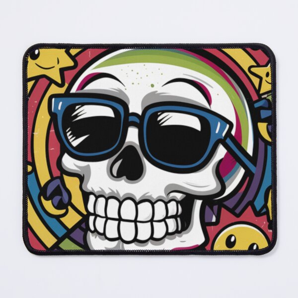 Item preview, Funny Colorful Skull designed and sold by PrintspireArts.