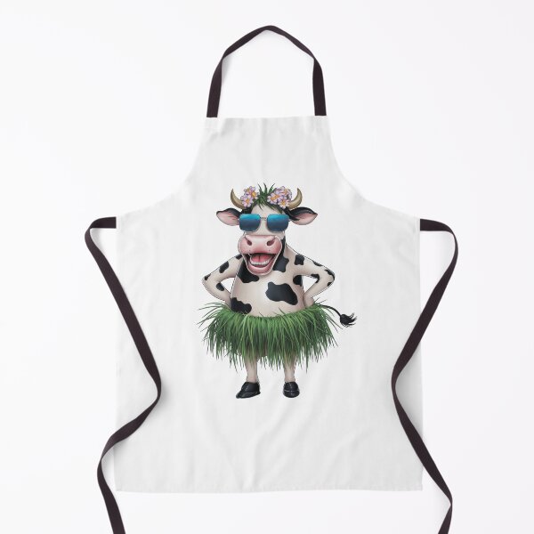 Item preview, A charming, cheerful cow with glasses and a skirt designed and sold by MagelliShop.