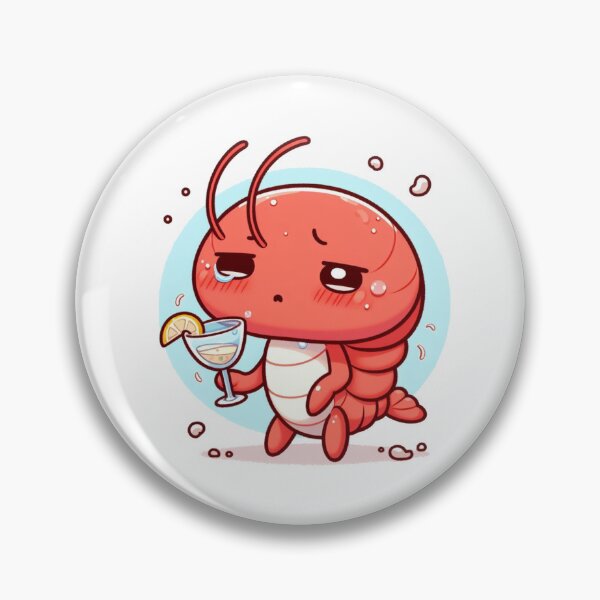 Item preview, Foodie Chibi Series - Shrimp Chan 004 designed and sold by xiaoxiaochibi.