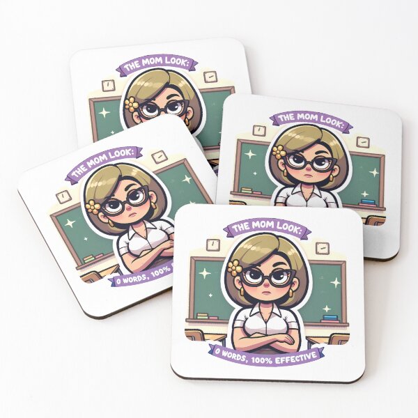 Item preview, The Mom Look Blonde Teacher designed and sold by Sticker-mama.