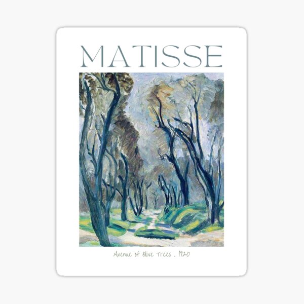 Item preview, Henri Matisse Avenue of Olive Trees 1920 in HD designed and sold by Arwen-Art.