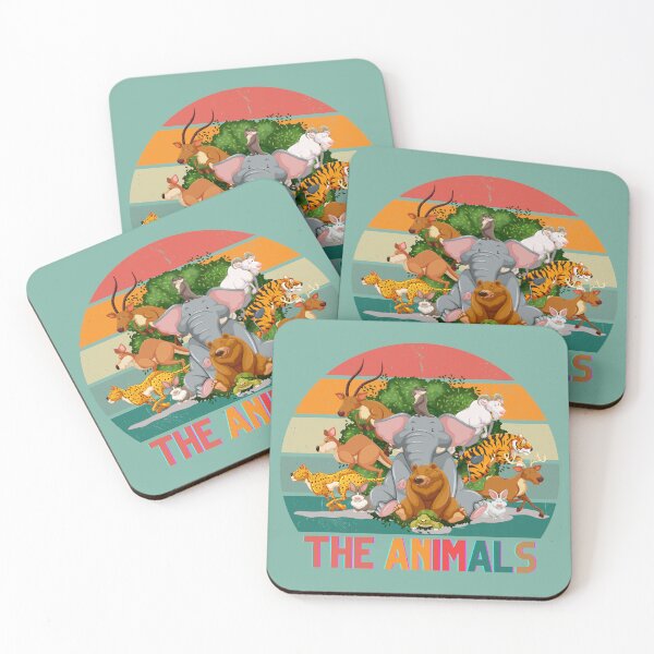 Item preview, the animals in the retro sunset designed and sold by MerryCrown.