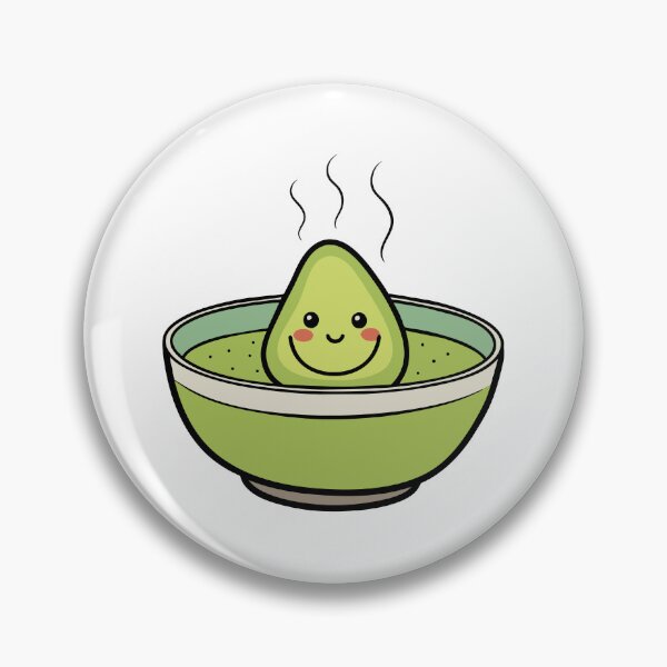 Item preview, Little Avocado Float in a Charming Doodle Bowl designed and sold by omerfdln34.