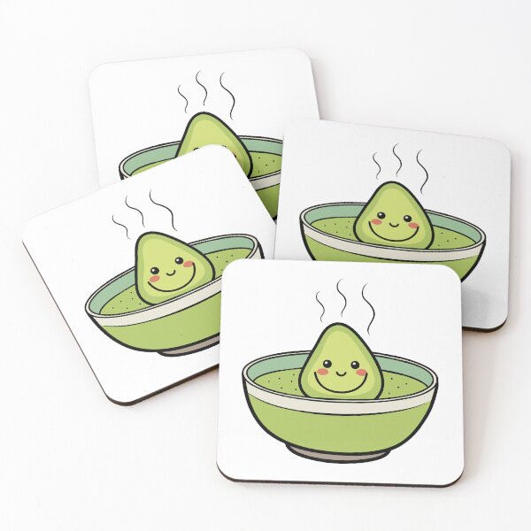 Item preview, Little Avocado Float in a Charming Doodle Bowl designed and sold by omerfdln34.