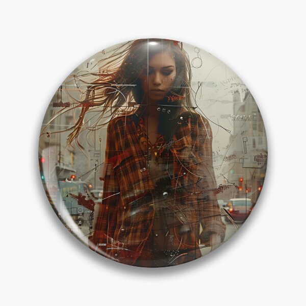 Item preview,  Women And Dogs Portrait  Abstract  Art designed and sold by Obsidian Ink by Wilshire.