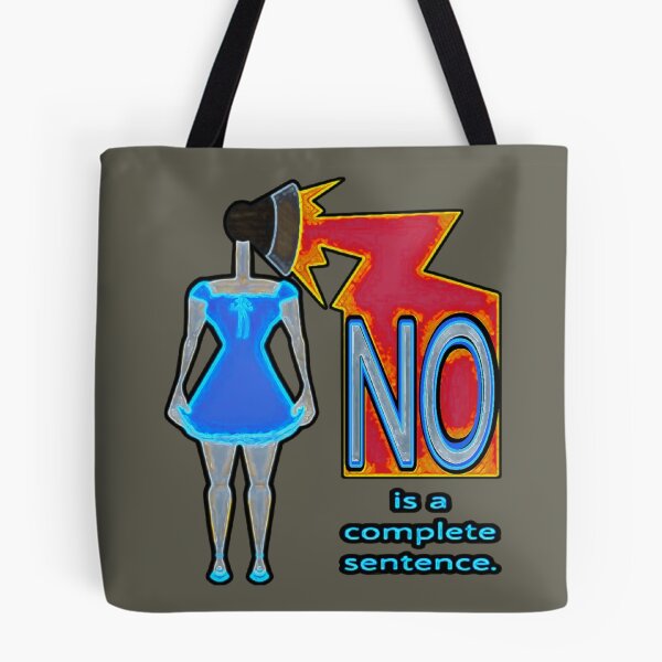 Item preview, NO is a Complete Sentence designed and sold by PatchworkBird.