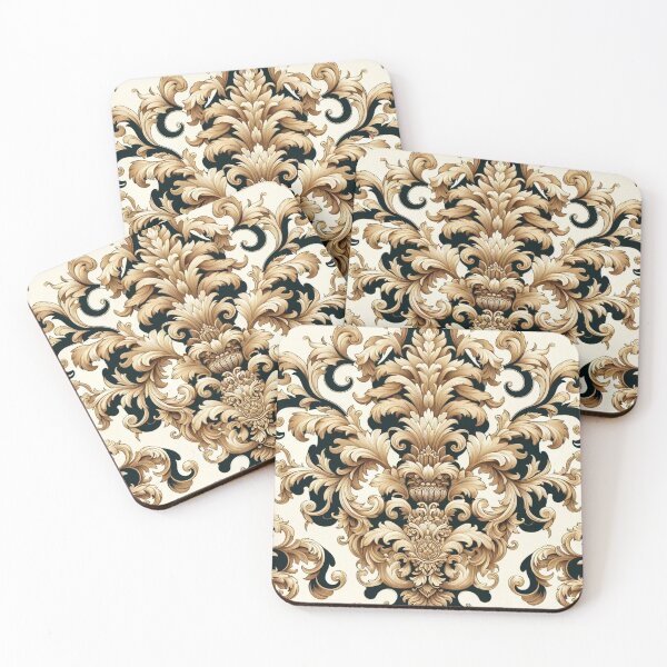 Item preview, Gold & Cream Baroque designed and sold by DesignsByPrnces.