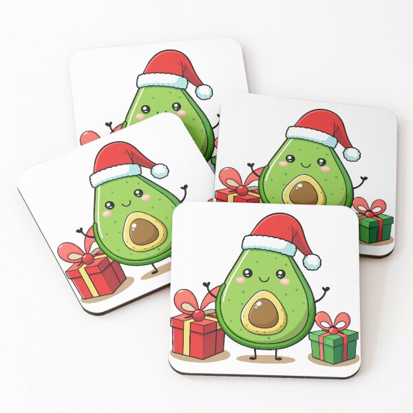 Item preview, Avocado Dressed as Santa designed and sold by omerfdln34.