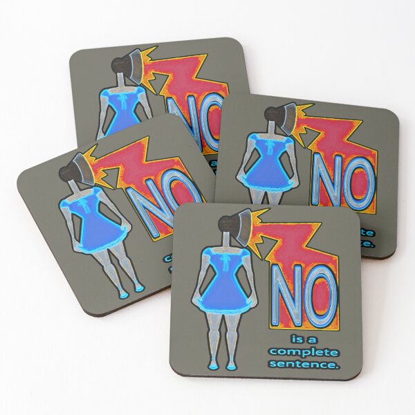 Item preview, NO is a Complete Sentence designed and sold by PatchworkBird.