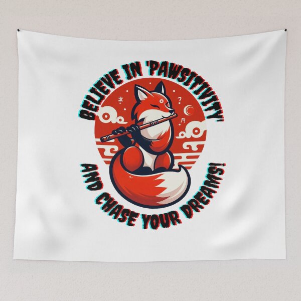 Item preview, Embrace 'Pawsitivity' and chase your dreams! designed and sold by DShirtRepublic.