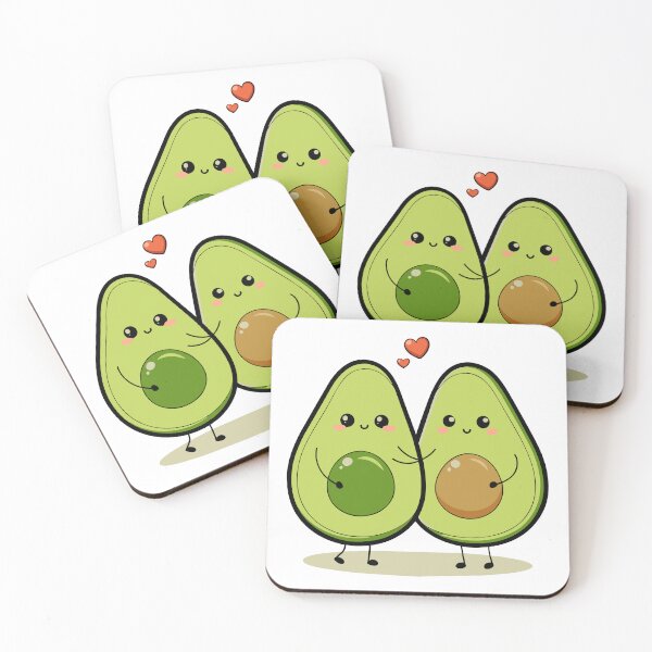 Item preview, Two Avocados Share a Heartwarming Hug designed and sold by omerfdln34.