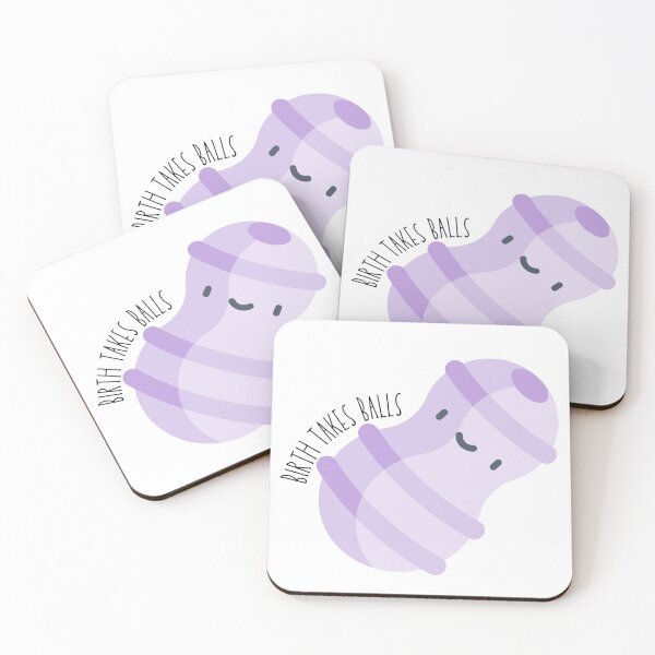 Item preview, Birth Takes Balls designed and sold by Sticker-mama.