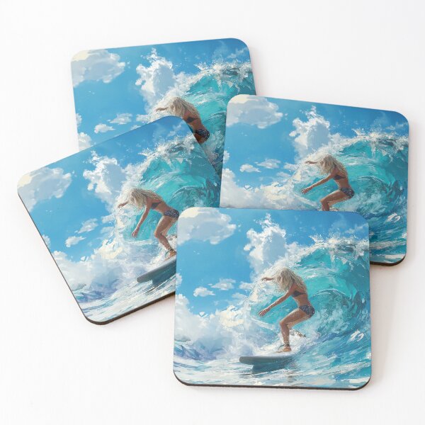 Item preview, Aqua Dance - Surfing Beauty Art designed and sold by Tsurfinculture.