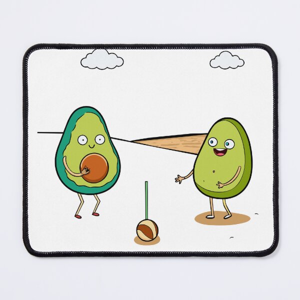 Item preview, Two Playful Avocados Engage in a Game of Pit-Pat designed and sold by omerfdln34.