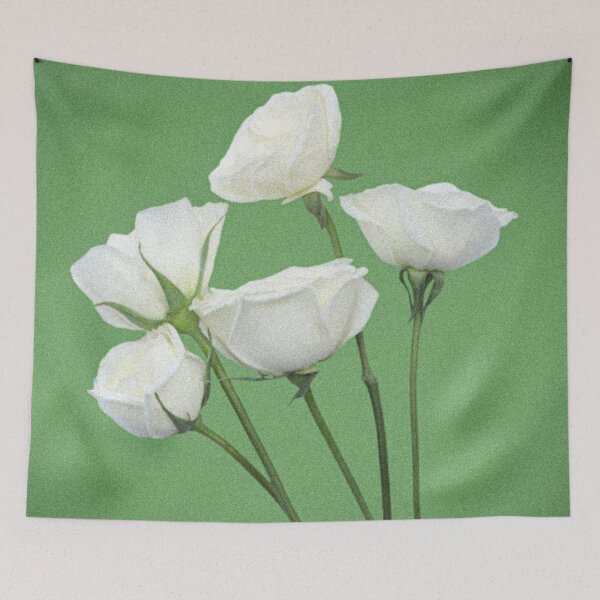 Item preview, Spring White Roses designed and sold by Asmaa Abdul-Azim.