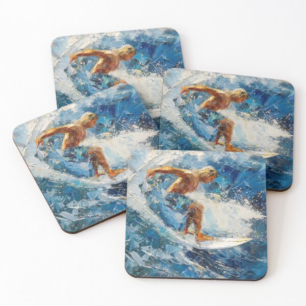 Item preview, Dynamic Wave Rider - Expressionist Surfe designed and sold by Tsurfinculture.