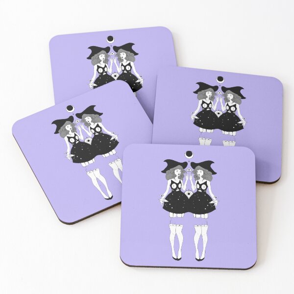 Item preview, Two Witches Art, Whimsigothic Art designed and sold by cellsdividing.