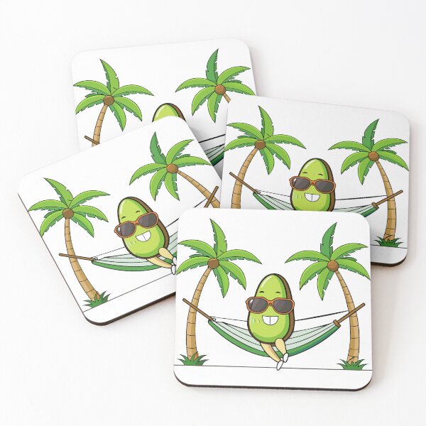 Item preview, Avocado Lounging in a Hammock with Sunglasses designed and sold by omerfdln34.