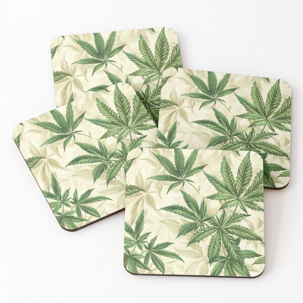 Item preview, Marijuana Floral-Inspired Pattern designed and sold by MiracleSociety.
