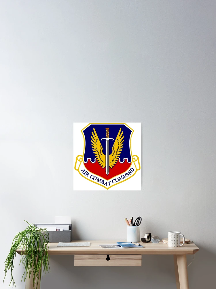 Thumbnail 2 of 3, Poster, Air Combat Command designed and sold by Nikki SpaceStuffPlus.