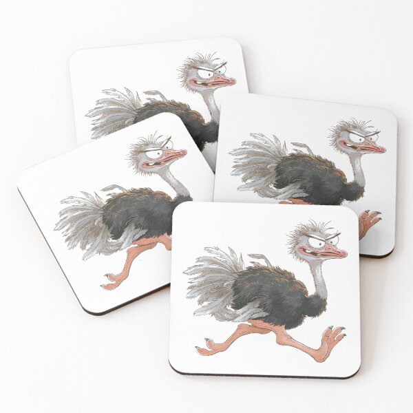 Item preview, A cute, funny ostrich designed and sold by MagelliShop.