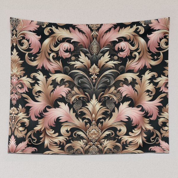 Item preview, Pink, Gold & Black Damask designed and sold by DesignsByPrnces.