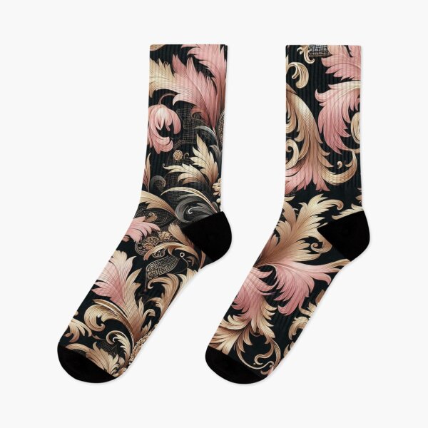 Item preview, Pink, Gold & Black Damask designed and sold by DesignsByPrnces.