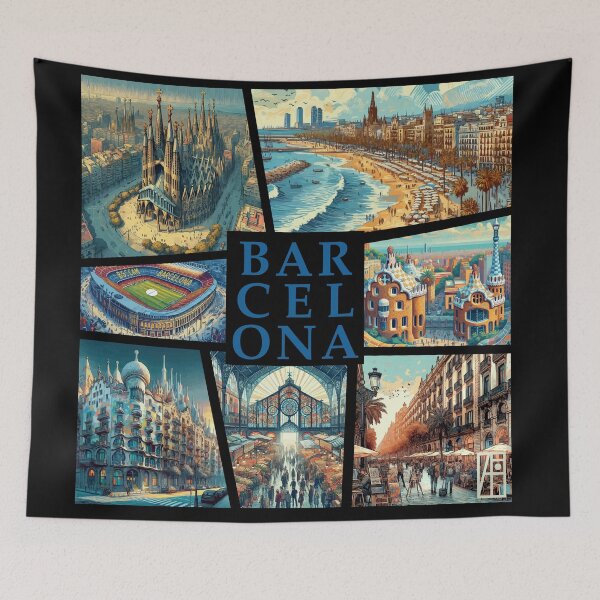 Item preview, SPANISH CITY - BARCELONA - TRAVEL -1 designed and sold by ArtProjectShop.