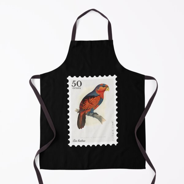 Item preview, Blue-Crowned or Blue-Breasted Lory (Eos histrio) Stamp designed and sold by RabbitK.