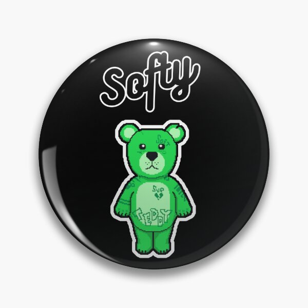 Item preview, Bad Teddy Bear Softy - Green designed and sold by PixelPeepers.