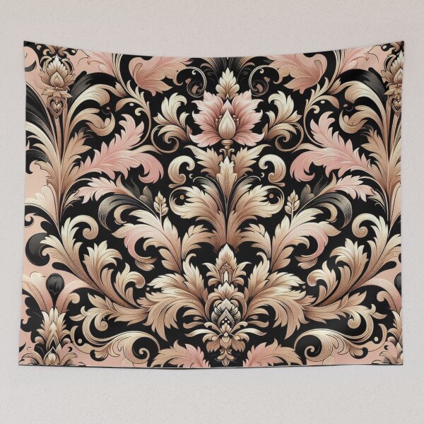Item preview, Pink & Black Damask designed and sold by DesignsByPrnces.