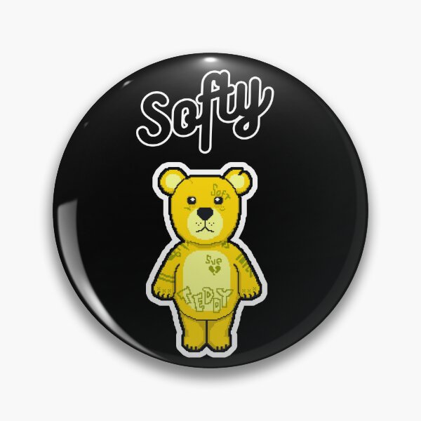 Item preview, Bad Teddy Bear Softy - Yellow designed and sold by PixelPeepers.