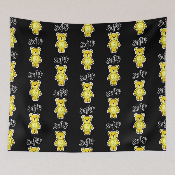 Item preview, Bad Teddy Bear Softy - Yellow designed and sold by PixelPeepers.