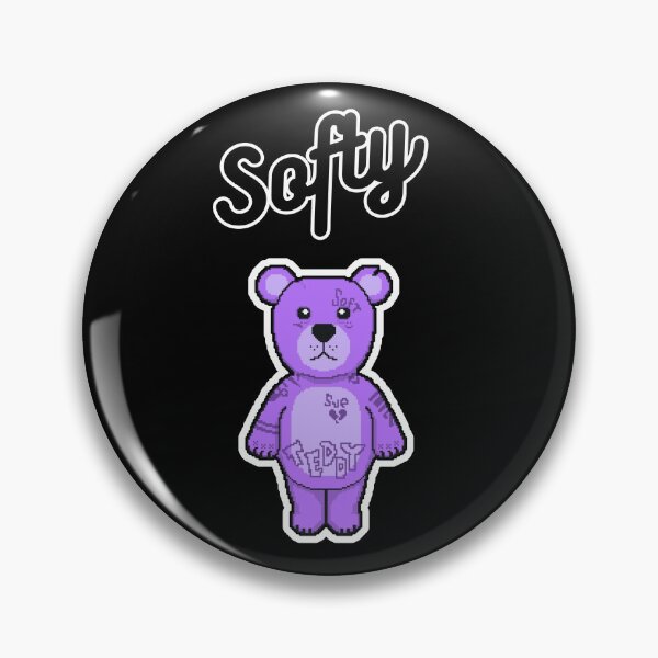 Item preview, Vibe Teddy Bear - Softy - Purple designed and sold by PixelPeepers.