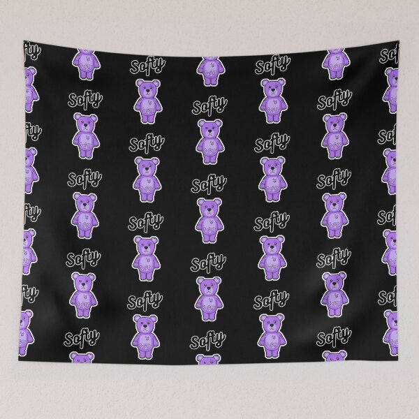 Item preview, Vibe Teddy Bear - Softy - Purple designed and sold by PixelPeepers.