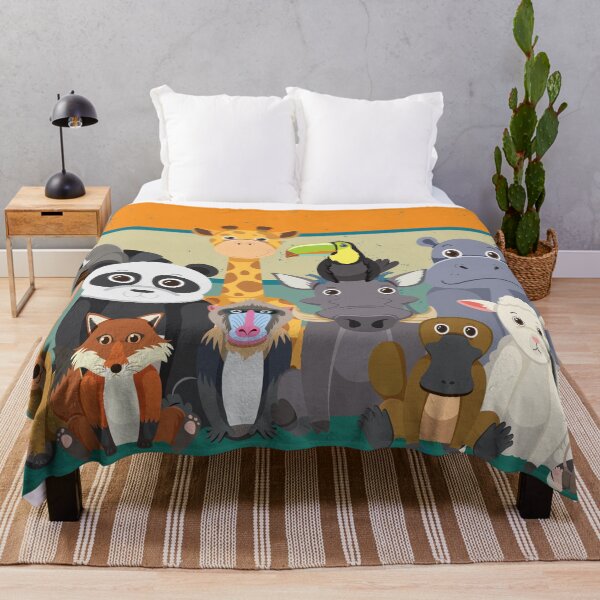 Item preview, the animals in the retro sunset designed and sold by MerryCrown.