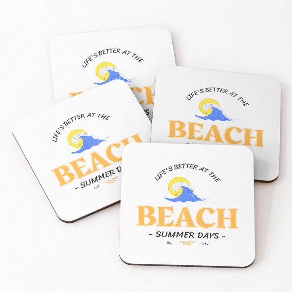 Item preview, Lifes Better At The Beach Summer T-shirt designed and sold by FutureFits.
