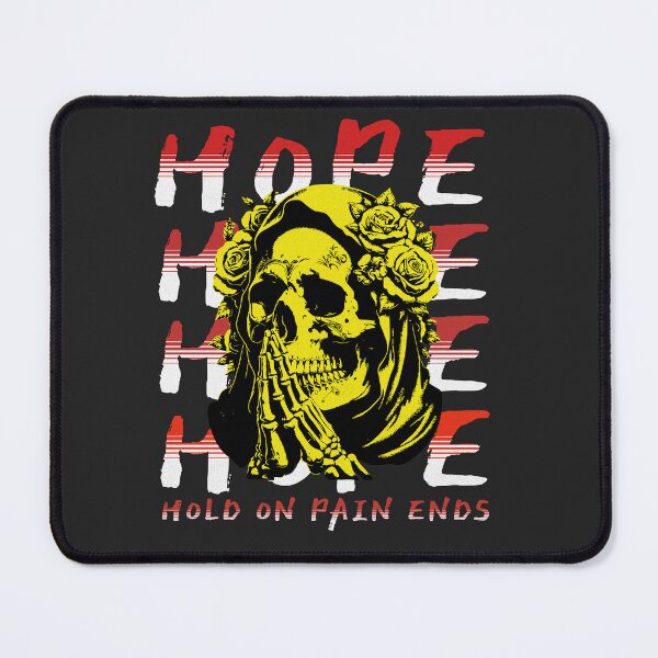 Item preview, Hope Skull - Hold On Pain Ends designed and sold by tamoora.
