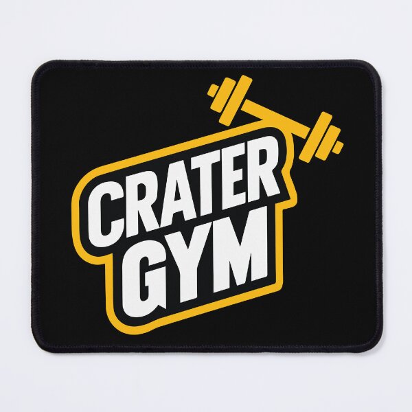 Item preview, gym quote. Crater Gym designed and sold by Alidesignart.