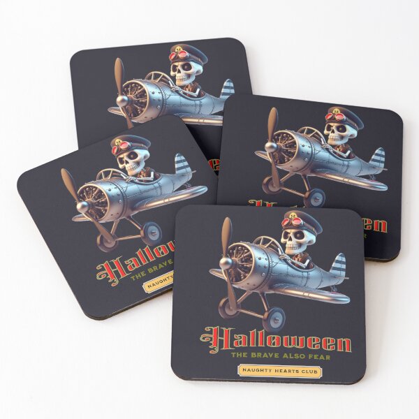 Item preview, Halloween. A skull driving a plane designed and sold by I-love-music.