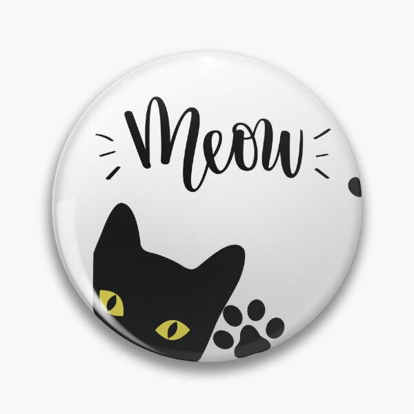 Item preview,  Meow Footprints - Cute Black cat  designed and sold by BirdBrew.