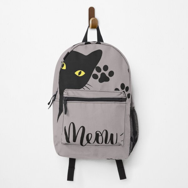 Item preview, Meow Footprints - Cute Black cat designed and sold by BirdBrew.