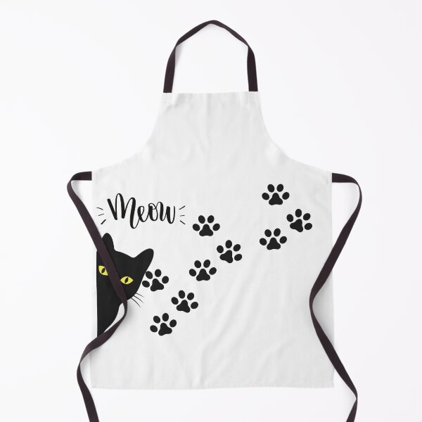 Item preview,  Meow Footprints - Cute Black cat  designed and sold by BirdBrew.